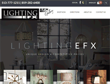 Tablet Screenshot of lightingefx.com